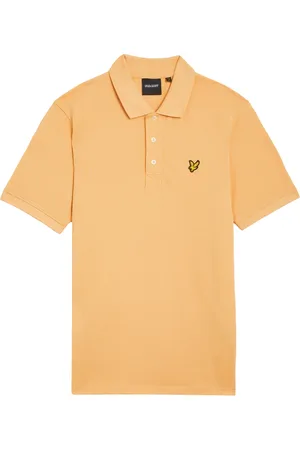 Lyle & Scott Heren, Tops, Oranje, Maat: L Katoen