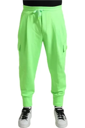 Dolce & Gabbana Heren, Broeken, Groen, Maat: XS Poliester