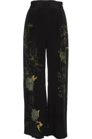 MOMONÍ Dames, Broeken, Zwart, Maat: XS Zijde