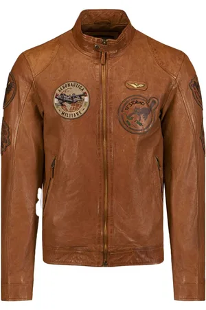 Aeronautica Militare Heren, Jassen, Bruin, Maat: M