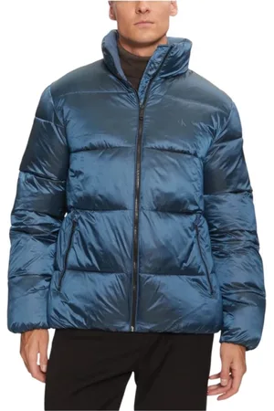 Calvin Klein Heren, Jassen, Blauw, Maat: L Polyamide