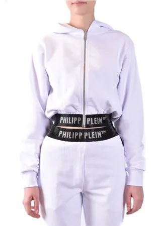 Philipp Plein Dames, Sweatshirts & Hoodies, Wit, Maat: M Katoen