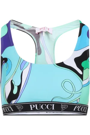 Emilio Pucci Dames, Tops, Veelkleurig, Maat: S Polyamide
