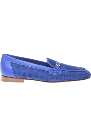 BALDININI Dames, Schoenen, Blauw, Maat: 39 EU Leer