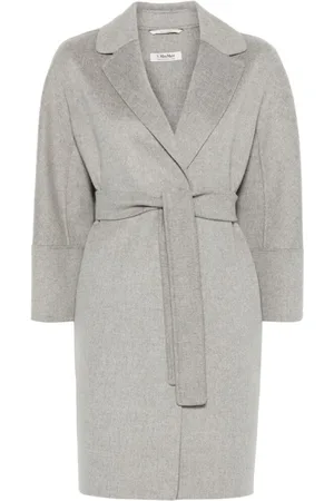 Max Mara Dames, Mantels, Grijs, Maat: M