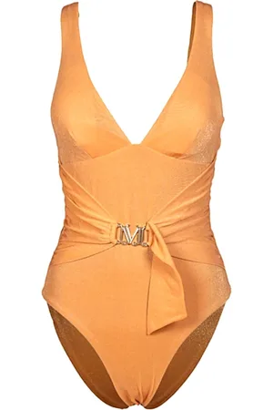 Max Mara Dames, Badkleding, Oranje, Maat: L Poliester