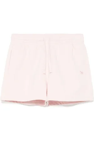Maison Kitsuné Dames, Korte broeken, Roze, Maat: L Katoen