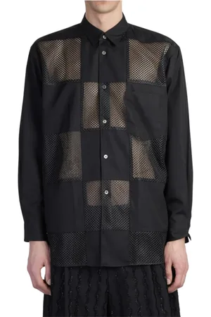 Comme des Garçons Heren, Overhemden, Zwart, Maat: S