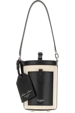 Dolce & Gabbana Heren, Tassen, Zwart, Maat: ONE Size Katoen