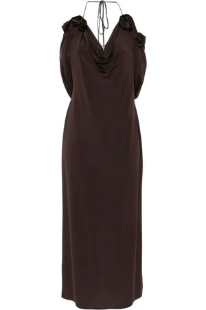 MAGDA BUTRYM Dames, Jurken, Bruin, Maat: M Viscose