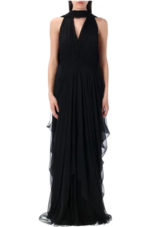 Alberta Ferretti Dames, Jurken, Zwart, Maat: XS Zijde