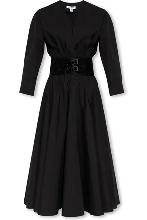 Alaïa Dames, Jurken, Zwart, Maat: M Katoen
