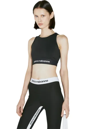 Paco rabanne Dames, Tops, Zwart, Maat: M Polyamide