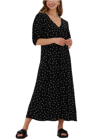 Modstrom Dames, Jurken, Zwart, Maat: XS Poliester