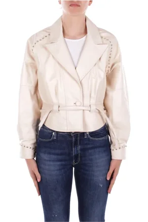 Blugirl Dames, Jassen, , Maat: M Leer
