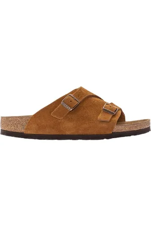 Birkenstock Heren, Schoenen, Bruin, Maat: 39 EU Leer