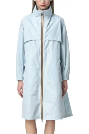 K-Way Dames, Mantels, Blauw, Maat: L