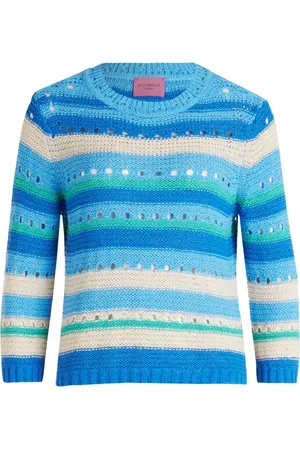 Betty Barclay Dames, Truien, Blauw, Maat: XL
