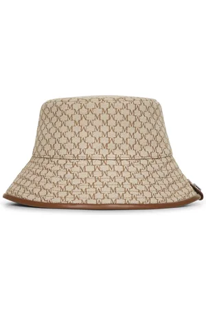 Max Mara Dames, Accessoires, Bruin, Maat: 58 CM Katoen
