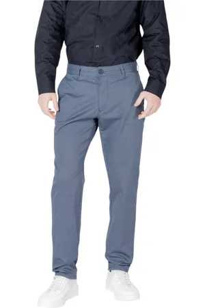 Armani Exchange Heren, Broeken, Blauw, Maat: W31 Katoen