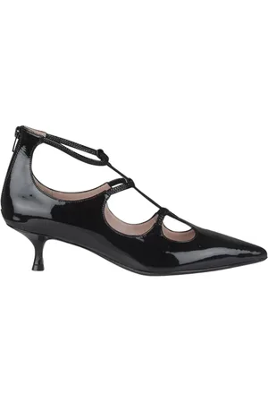 ANNA F. Dames, Schoenen, Zwart, Maat: 38 1/2 EU Leer