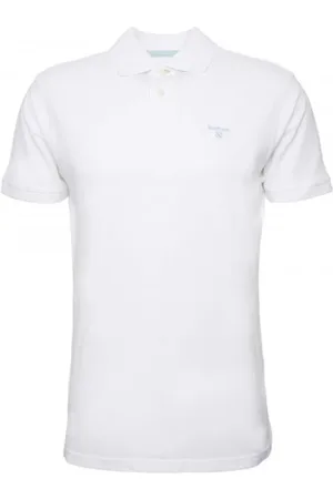 Barbour Heren, Tops, Wit, Maat: S Katoen