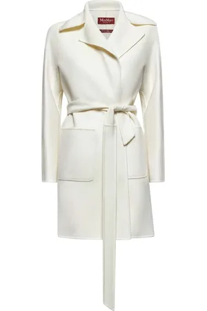 Max Mara Dames, Mantels, Wit, Maat: XS Katoen