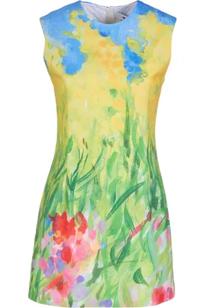 Msgm Dames, Jurken, Veelkleurig, Maat: XS Katoen