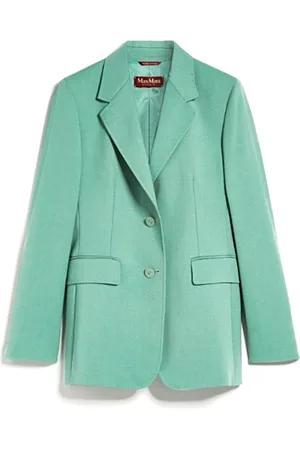 Max Mara Dames, Jassen, Blauw, Maat: 2XS