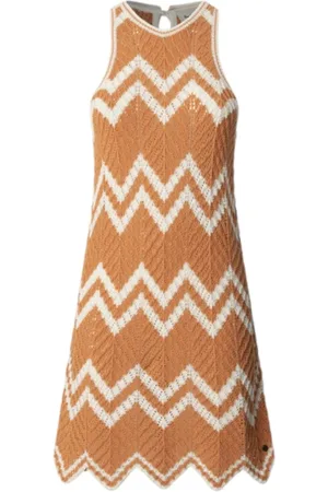 Pepe Jeans Dames, Jurken, Oranje, Maat: XS