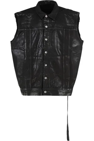 Rick Owens Heren, Jassen, Zwart, Maat: S Denim