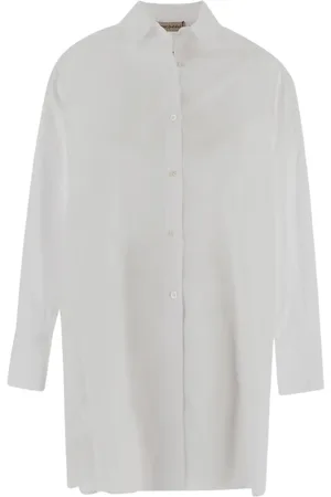 GENTRYPORTOFINO Dames, Blouses & Shirts, Wit, Maat: XS Katoen