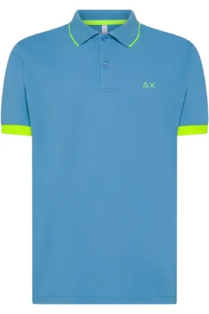 sun68 Heren, Tops, Blauw, Maat: M