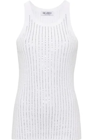 The Attico Dames, Tops, Wit, Maat: S Jersey