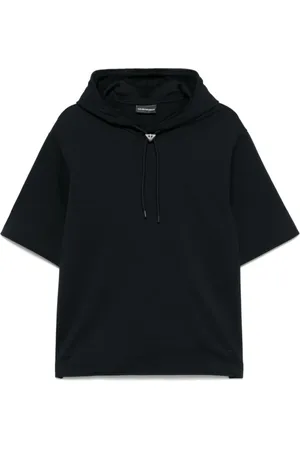Emporio Armani Heren, Sweatshirts & Hoodies, Blauw, Maat: L