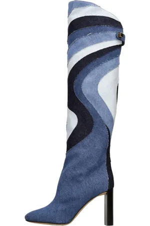 Maison Skorpios Dames, Schoenen, Blauw, Maat: 40 EU Denim