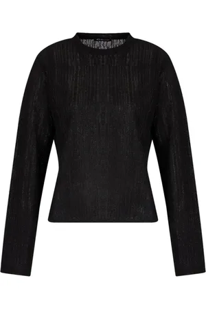 Armani Exchange Dames, Truien, Zwart, Maat: S Viscose