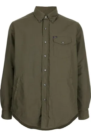 Ralph Lauren Heren, Overhemden, Groen, Maat: XL Nylon
