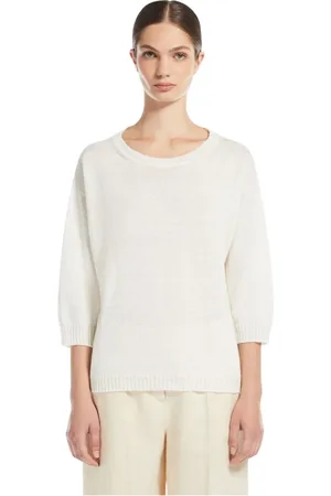 Max Mara Dames, Truien, Wit, Maat: M