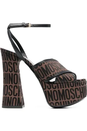 Moschino Dames, Schoenen, Bruin, Maat: 39 EU