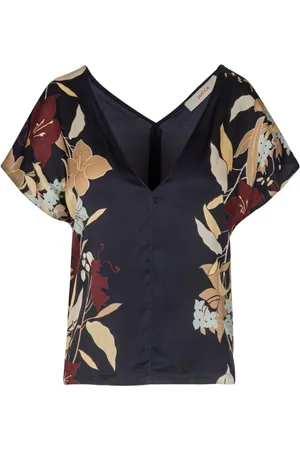 Jucca Dames, Blouses & Shirts, Veelkleurig, Maat: S Satijn