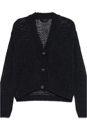 Roberto Collina Dames, Truien, Blauw, Maat: M