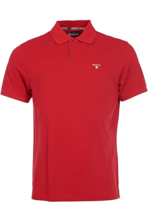 Barbour Heren, Tops, Rood, Maat: XL Katoen