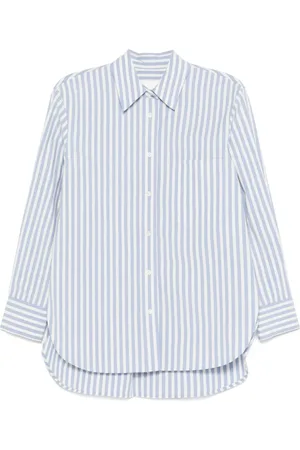 Closed Dames, Blouses & Shirts, Blauw, Maat: M