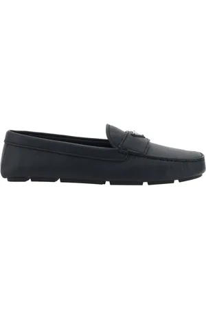 Prada Heren, Schoenen, Zwart, Maat: 45 EU Leer