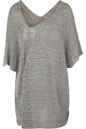 PIERANTONIO GASPARI Dames, Truien, Grijs, Maat: S Viscose