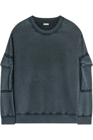 DRIES VAN NOTEN Heren, Sweatshirts & Hoodies, Grijs, Maat: L
