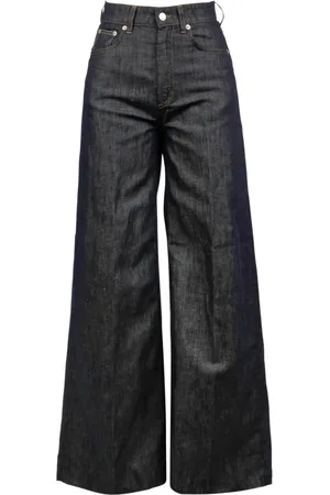 DEPARTMENT FIVE Dames, Jeans, Zwart, Maat: W27 Katoen