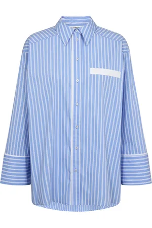 Co`Couture Dames, Blouses & Shirts, Blauw, Maat: L