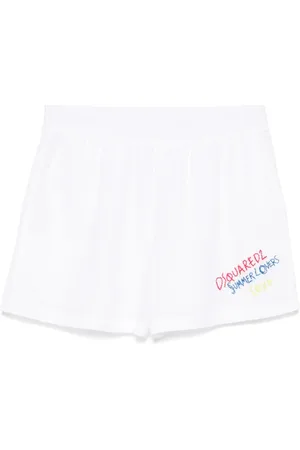 Dsquared2 Dames, Korte broeken, Wit, Maat: XS Zijde